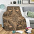 Tonga Premium Blanket Tonga Polynesian Tapa