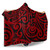 New Zealand Hooded Blanket Maori Pattern Tattoo