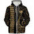 Hawaii Sherpa Hoodie Kanaka Kakau Style Ver.1 Gold