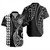 American Samoa Short Sleeve Shirt Kakau Style Ver.1 White