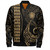Cook Islands Bomber Jacket Kakau Style Ver.1 Gold