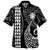 Cook Islands Hawaiian Shirt Kakau Style Ver.1 White