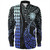 Cook Islands Long Sleeve Shirt Kakau Style Gradient Blue