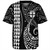 Fiji Baseball Shirt Kakau Style Ver.1 White