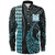 Tokelau Long Sleeve Shirt Kakau Style Ver.1 Turquoise