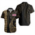 Niue Short Sleeve Shirt Kakau Style Ver.1 Gold