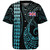 Niue Baseball Shirt Kakau Style Ver.1 Turquoise