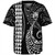 Solomon Islands Baseball Shirt Kakau Style Ver.1 White