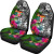 Fiji Car Seat Covers - Turtle Plumeria Banana Leaf Crest