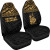 New Caledonia Car Seat Covers - New Caledonia Gold Coat Of Arms Polynesian Tattoo