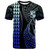 Tonga T-Shirt Kakau Style Gradient Blue