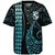 Tonga Baseball Shirt Kakau Style Ver.1 Turquoise