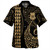 Tuvalu Hawaiian Shirt Kakau Style Ver.1 Gold