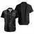 Tuvalu Short Sleeve Shirt Kakau Style Gray