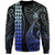 Vanuatu Sweatshirt Kakau Style Gradient Blue