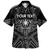 Philippines Filipinos Hawaiian Shirt Custom Water Buffalo Tattoo White Ver.1