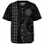 Pohnpei State Baseball Shirt Kakau Style Gray