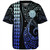 Pohnpei State Baseball Shirt Kakau Style Gradient Blue
