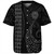 Tahiti Baseball Shirt Kakau Style Gray