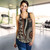 Fiji Women Tank Kesakesa Masi Diamond Tapa Tribal