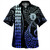 Northern Mariana Islands Hawaiian Shirt Kakau Style Gradient Blue