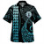 Northern Mariana Islands Hawaiian Shirt Kakau Style Ver.1 Turquoise