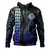 Kosrae Hoodie Kakau Style Gradient Blue