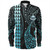 Kiribati Long Sleeve Shirt Kakau Style Ver.1 Turquosie