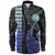 Chuuk State Long Sleeve Shirt Kakau Style Gradient Blue