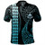 Kiribati Polo Shirt Kakau Style Ver.1 Turquoise