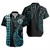 Nauru Short Sleeve Shirt Kakau Style Ver.1 Turquoise