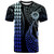 Federated States Of Micronesia T-Shirt Kakau Style Gradient Blue