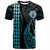 Northern Mariana Islands T-Shirt Kakau Style Ver.1 Turquoise