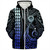 Federated States Of Micronesia Sherpa Hoodie Kakau Style Gradient Blue