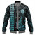Palau Baseball Jacket Kakau Style Ver.1 Turquoise