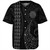 Palau Baseball Shirt Kakau Style Gray