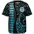Kosrae Baseball Shirt Kakau Style Ver.1 Turquoise