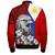 Philippines Filipinos Bomber Jacket Tribal Tattoo Eagles With Sampaguita Flower