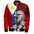 Philippines Filipinos Bomber Jacket Tribal Tattoo Eagles With Sampaguita Flower