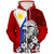 Philippines Filipinos Sherpa Hoodie Tribal Tattoo Eagles With Sampaguita Flower