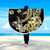 Hawaii Beach Blanket Hammerhead Shark Gold Tropical