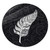 New Zealand Round Rug Maori Silver Fern Simple Style