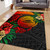 American Samoa Area Rug Polynesian Coat Of Arms Tropical