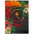 Chuuk State Area Rug Polynesian Coat Of Arms Tropical