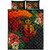 New Zealand Quilt Bed Set Polynesian Coat Of Arms Tropical