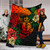 New Zealand Premium Blanket Polynesian Coat Of Arms Tropical