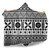 Fiji Hooded Blanket Bula Pattern