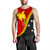 Papua New Guinea Tank Top Melanesia With Flag Tribal Tattoo