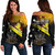 Papua New Guinea Off Shoulder Sweatshirt Pride Of Western PNG1