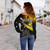 Papua New Guinea Off Shoulder Sweatshirt Pride Of Western PNG